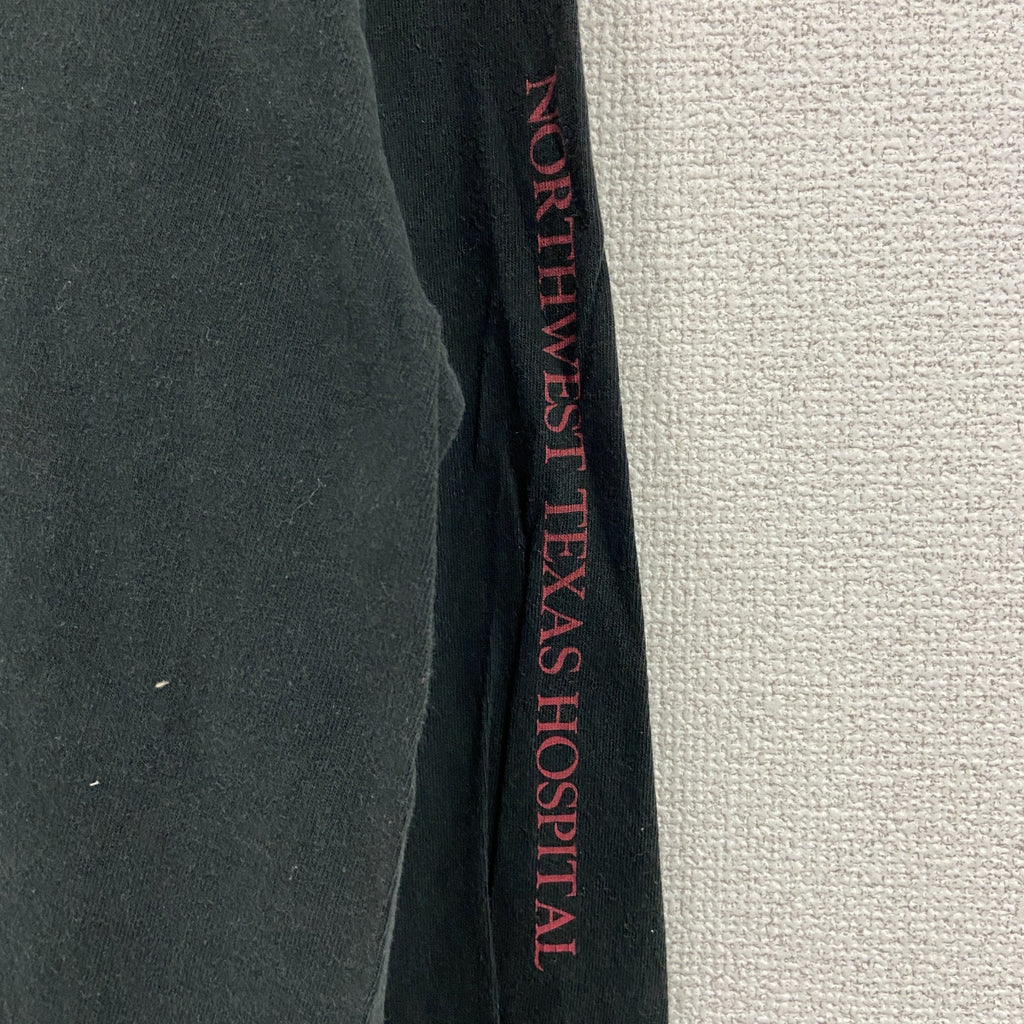 FRUIT OF THE LOOM　フルーツオブザルーム　長袖Tシャツ/ロンT　黒　ブラック　XLサイズ