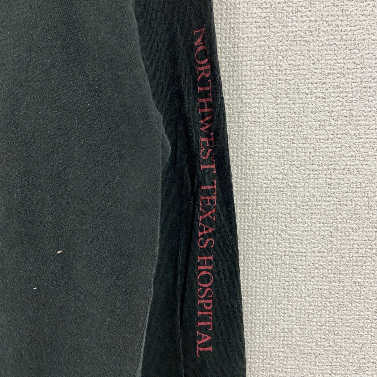 FRUIT OF THE LOOM　フルーツオブザルーム　長袖Tシャツ/ロンT　黒　ブラック　XLサイズ