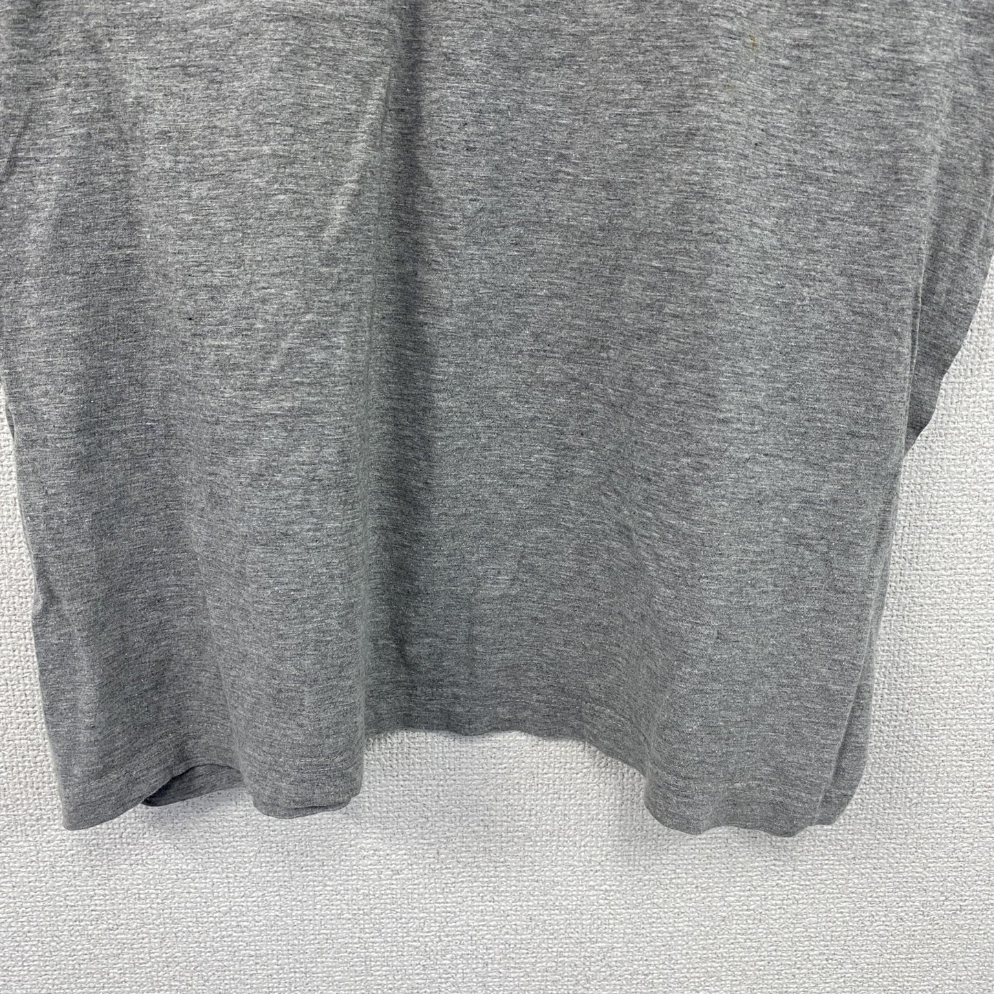 90s　半袖プリントTシャツ　目覚まし時計　キャラクター　ヴィンテージ　灰色　グレー