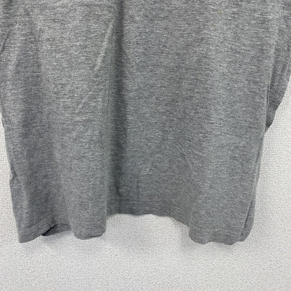90s　半袖プリントTシャツ　目覚まし時計　キャラクター　ヴィンテージ　灰色　グレー