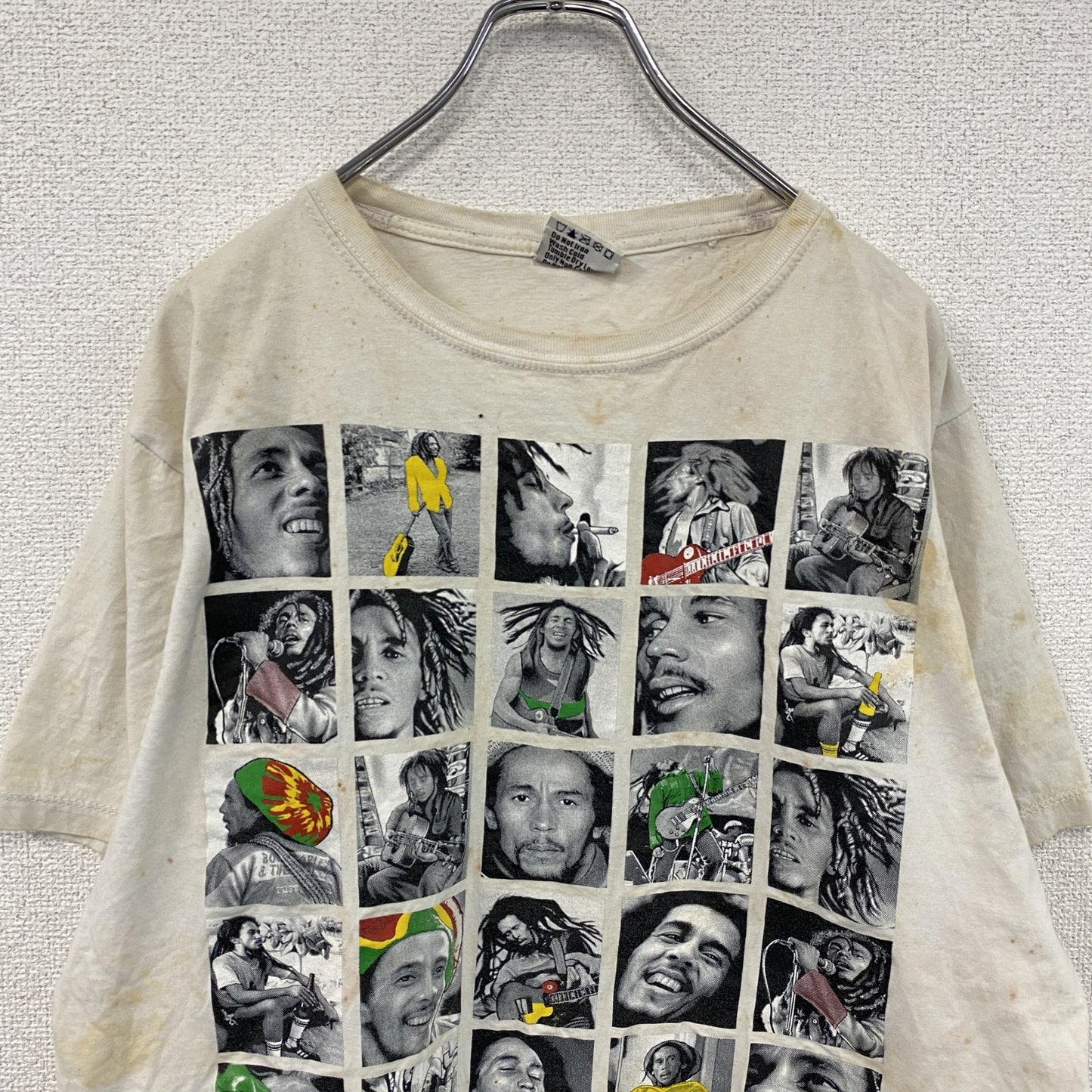 THANABAT　Bob Marley　ボブマーリー　半袖プリントTシャツ　バンドT　ホワイト　XLサイズ