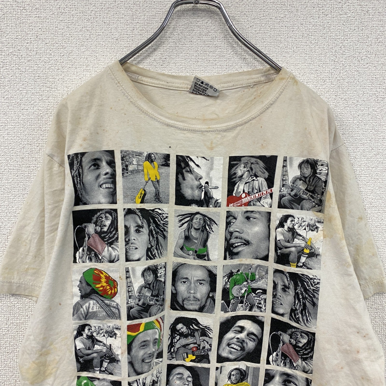 THANABAT　Bob Marley　ボブマーリー　半袖プリントTシャツ　バンドT　ホワイト　XLサイズ