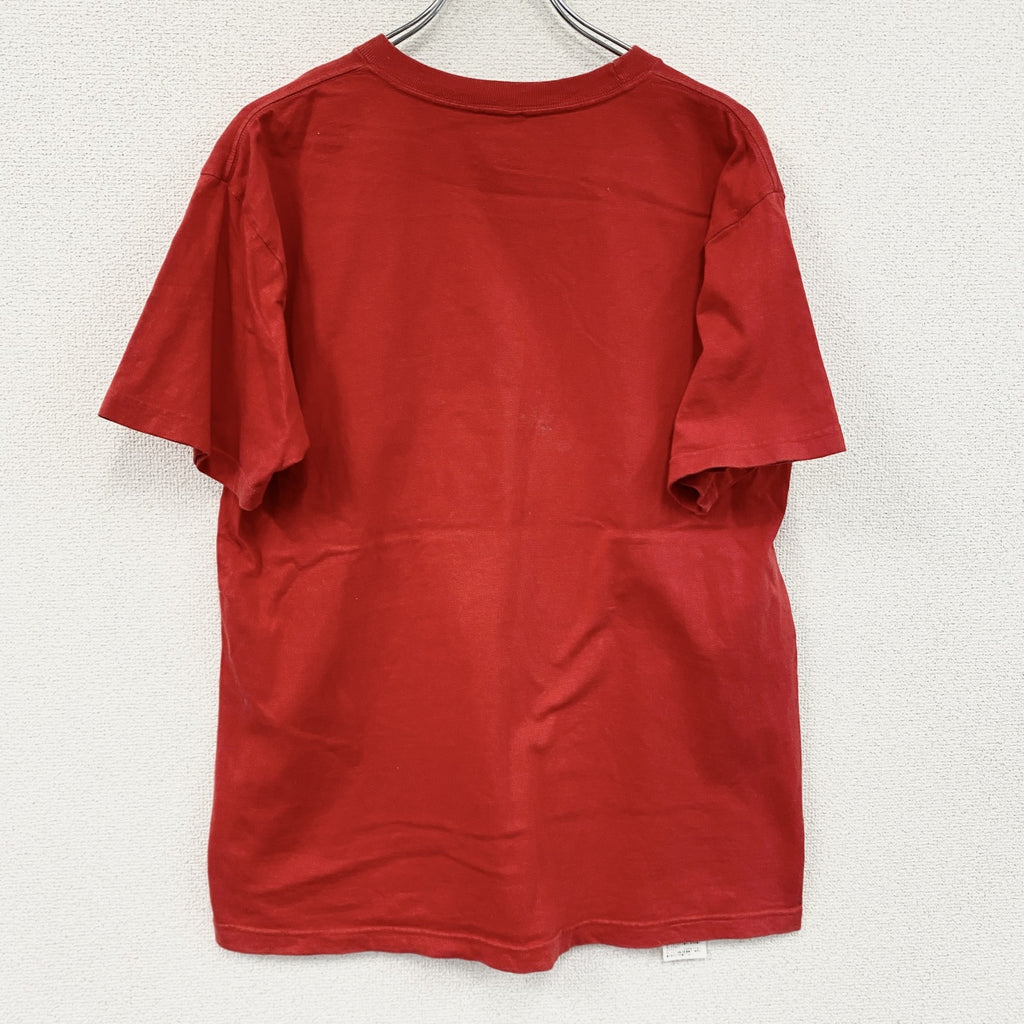 X-GAMES　エックスゲームズ　半袖プリントTシャツ　デカロゴ　赤　レッド　Mサイズ