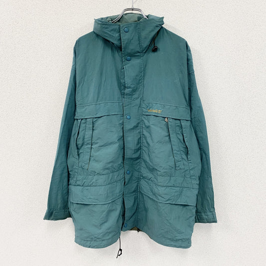 Timberland　ティンバーランド　マウンテンパーカー　フライフロント　ブルーグリーン　Lサイズ　