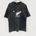 Canterbury　カンタベリー　半袖プリントTシャツ　フェード　黒　ブラック　Mサイズ