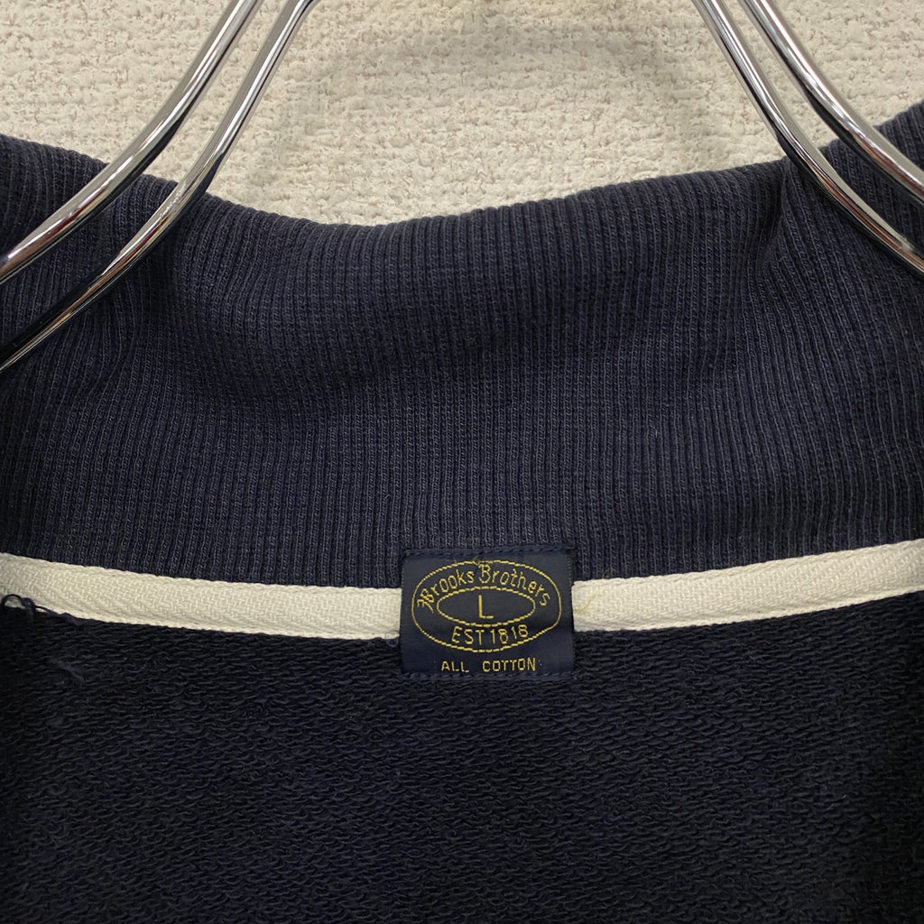 ～00s　Brooks Brothers　ブルックスブラザーズ　フルジップスウェットジャケット　ネイビー　Lサイズ