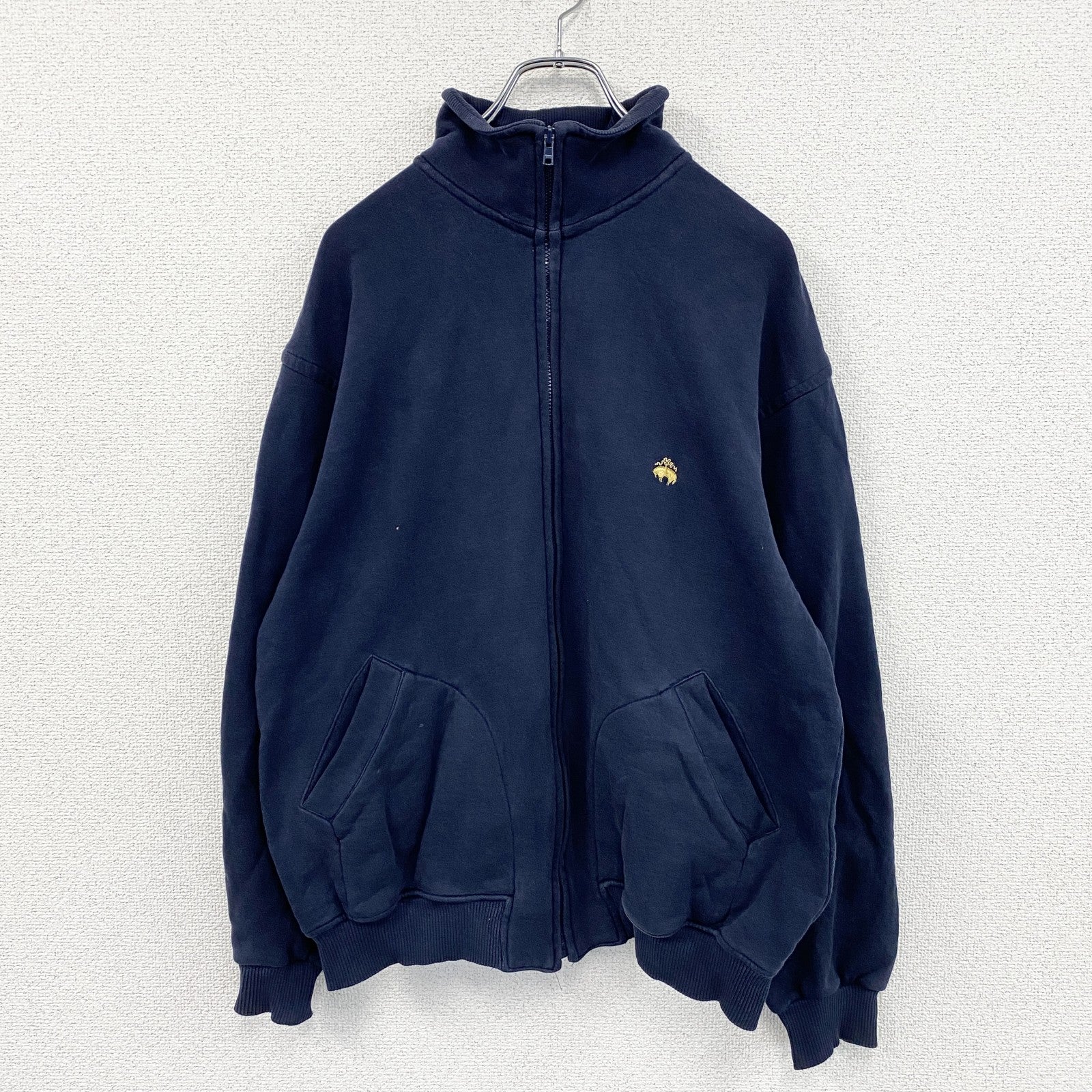 ～00s　Brooks Brothers　ブルックスブラザーズ　フルジップスウェットジャケット　ネイビー　Lサイズ