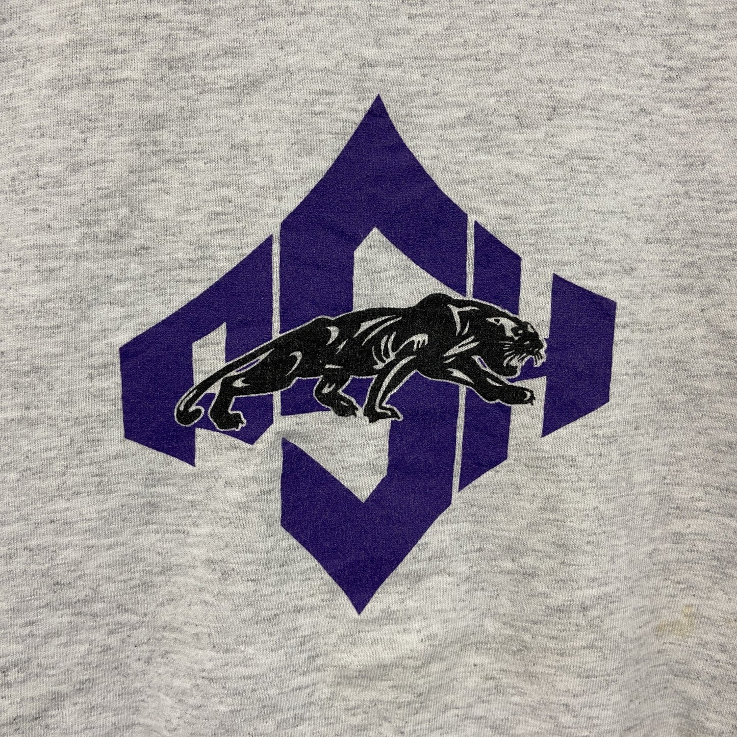 ～00s　RUSSELL　ラッセル　NFL　PANTHERS　パンサーズ　長袖Tシャツ/ロンT　ヴィンテージ　灰色　グレー　XLサイズ