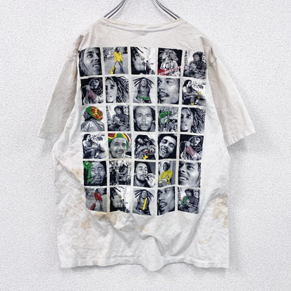 THANABAT　Bob Marley　ボブマーリー　半袖プリントTシャツ　バンドT　ホワイト　XLサイズ