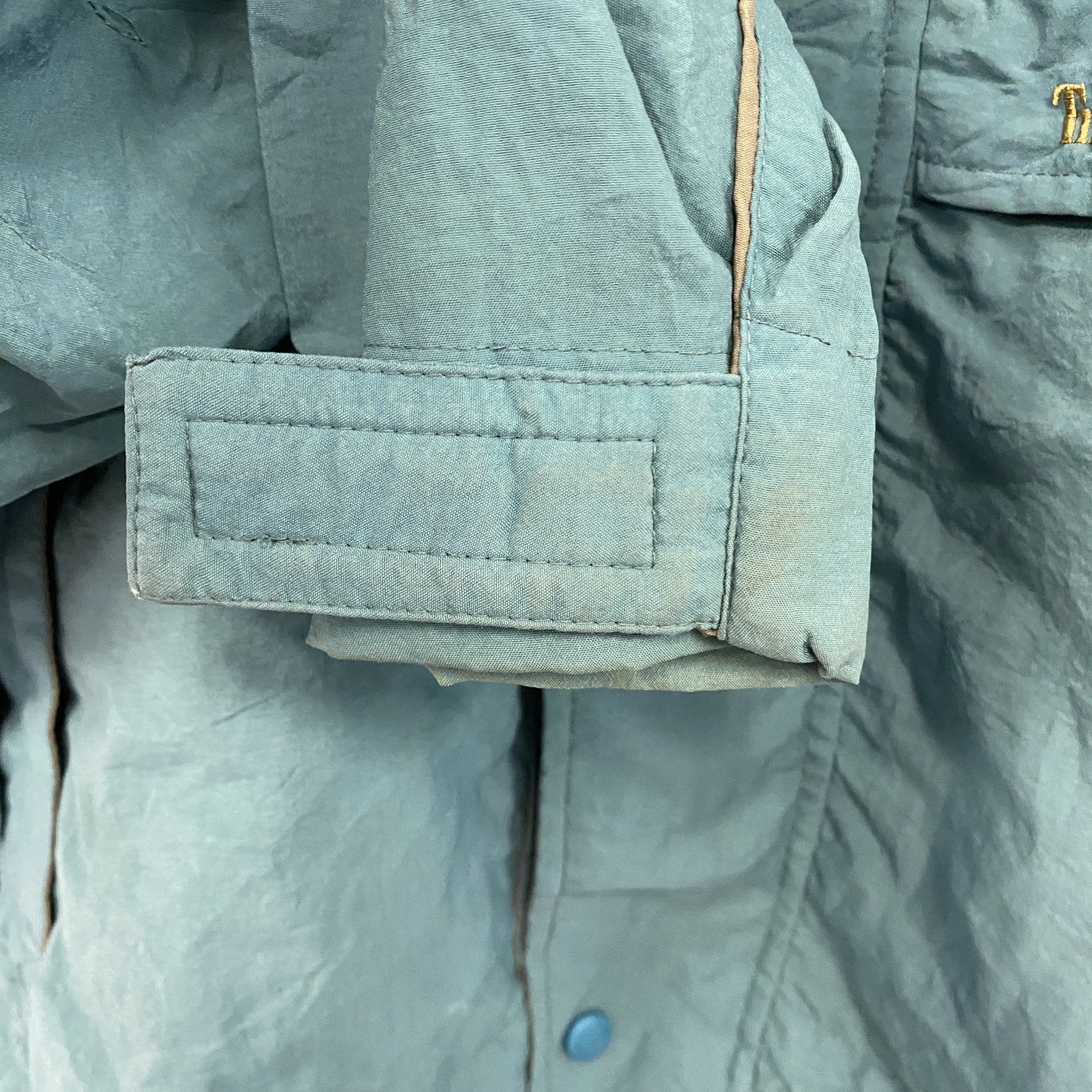 Timberland　ティンバーランド　マウンテンパーカー　フライフロント　ブルーグリーン　Lサイズ　