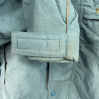 Timberland　ティンバーランド　マウンテンパーカー　フライフロント　ブルーグリーン　Lサイズ　