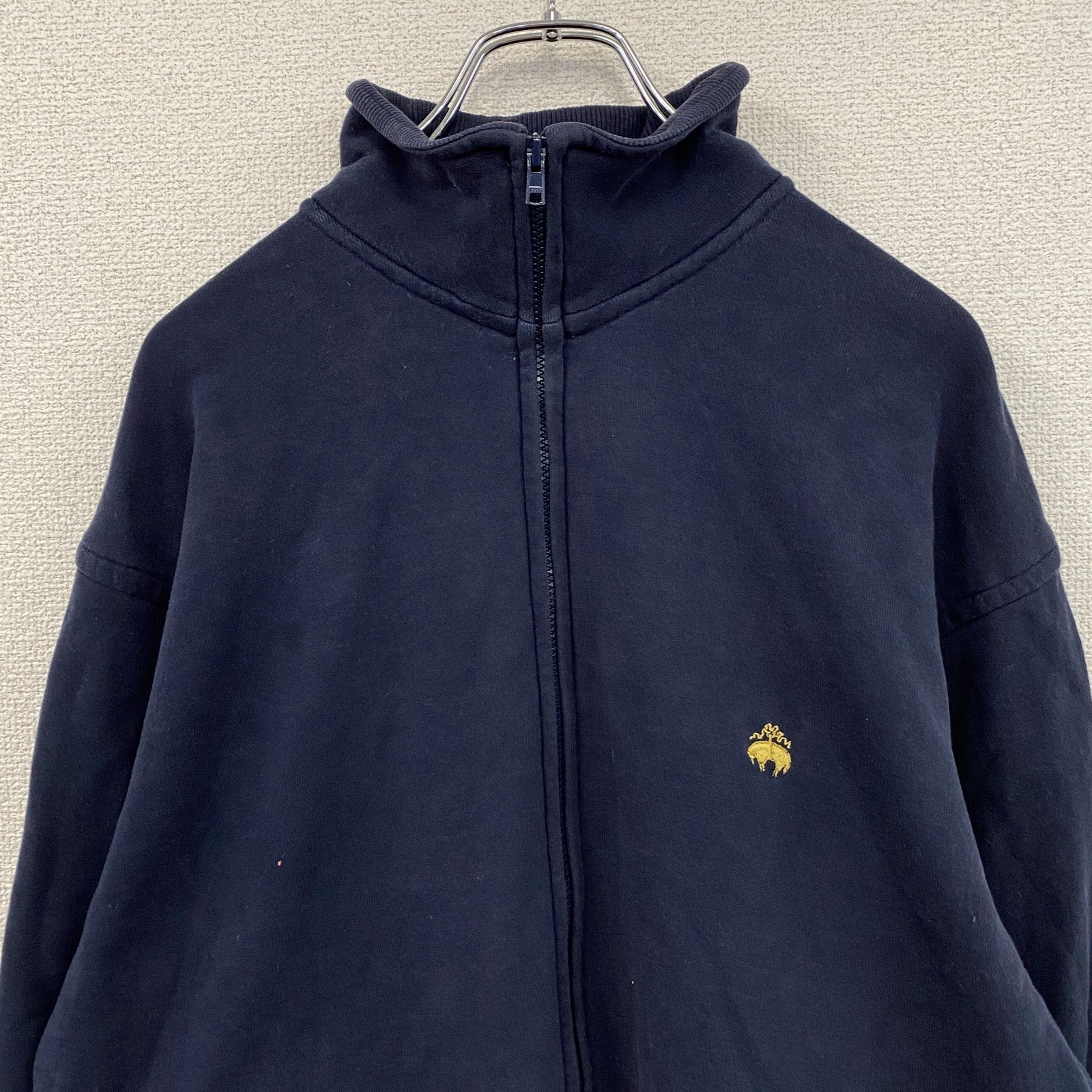 ～00s　Brooks Brothers　ブルックスブラザーズ　フルジップスウェットジャケット　ネイビー　Lサイズ