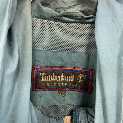 Timberland　ティンバーランド　マウンテンパーカー　フライフロント　ブルーグリーン　Lサイズ　