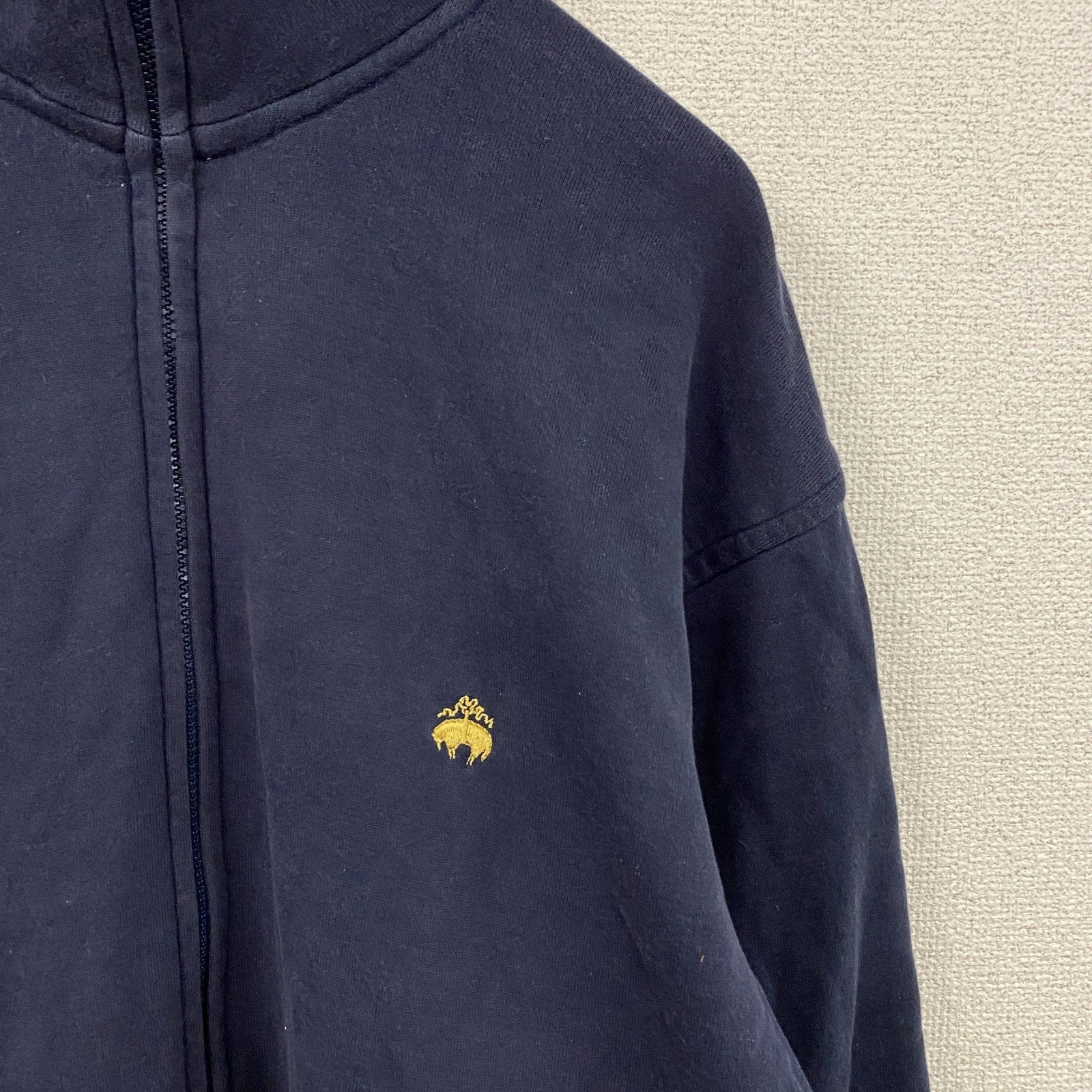 ～00s　Brooks Brothers　ブルックスブラザーズ　フルジップスウェットジャケット　ネイビー　Lサイズ