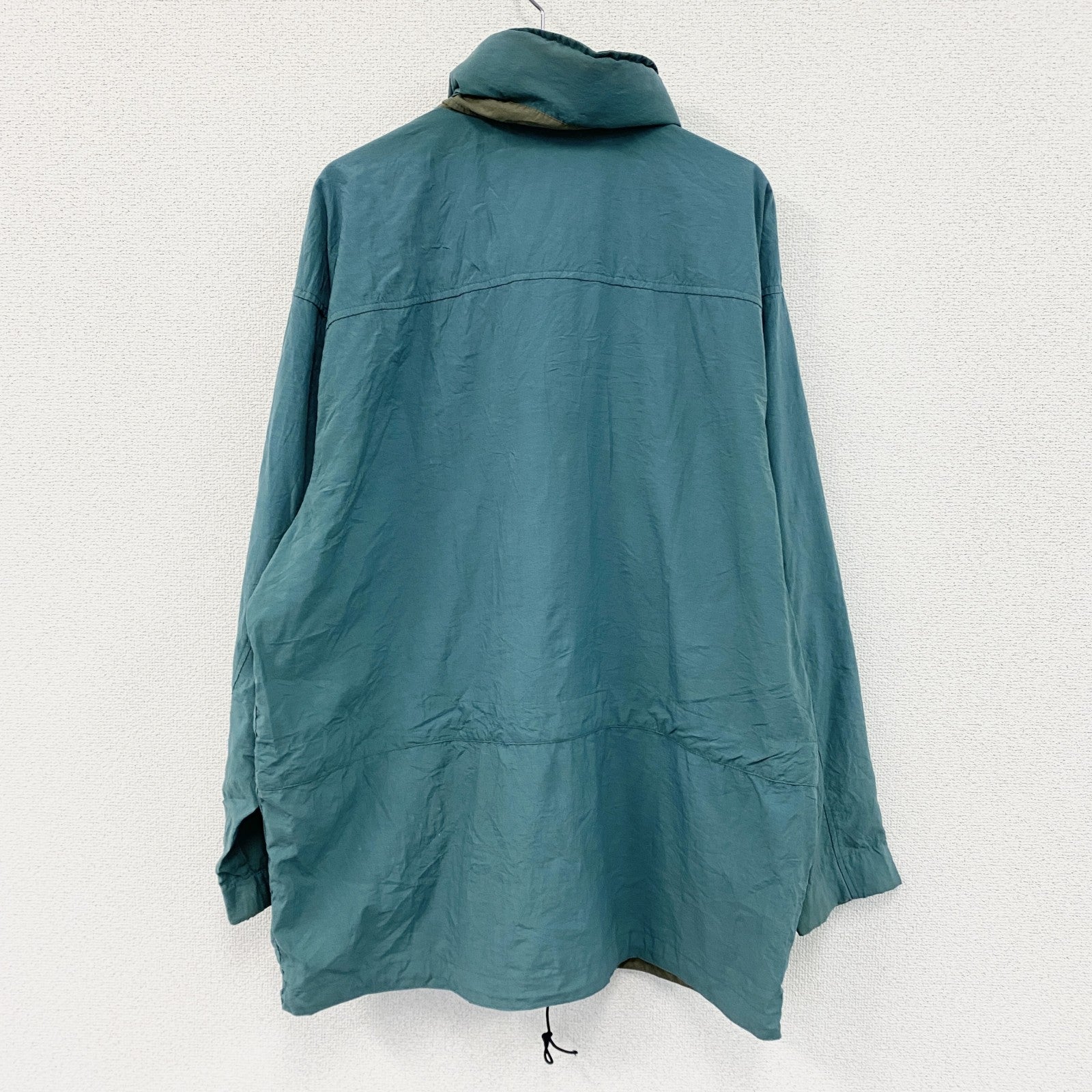 Timberland　ティンバーランド　マウンテンパーカー　フライフロント　ブルーグリーン　Lサイズ　