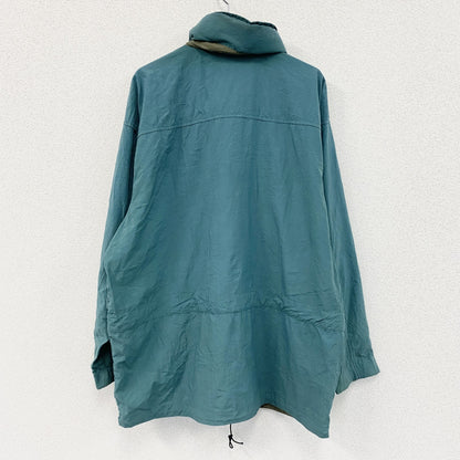 Timberland　ティンバーランド　マウンテンパーカー　フライフロント　ブルーグリーン　Lサイズ　