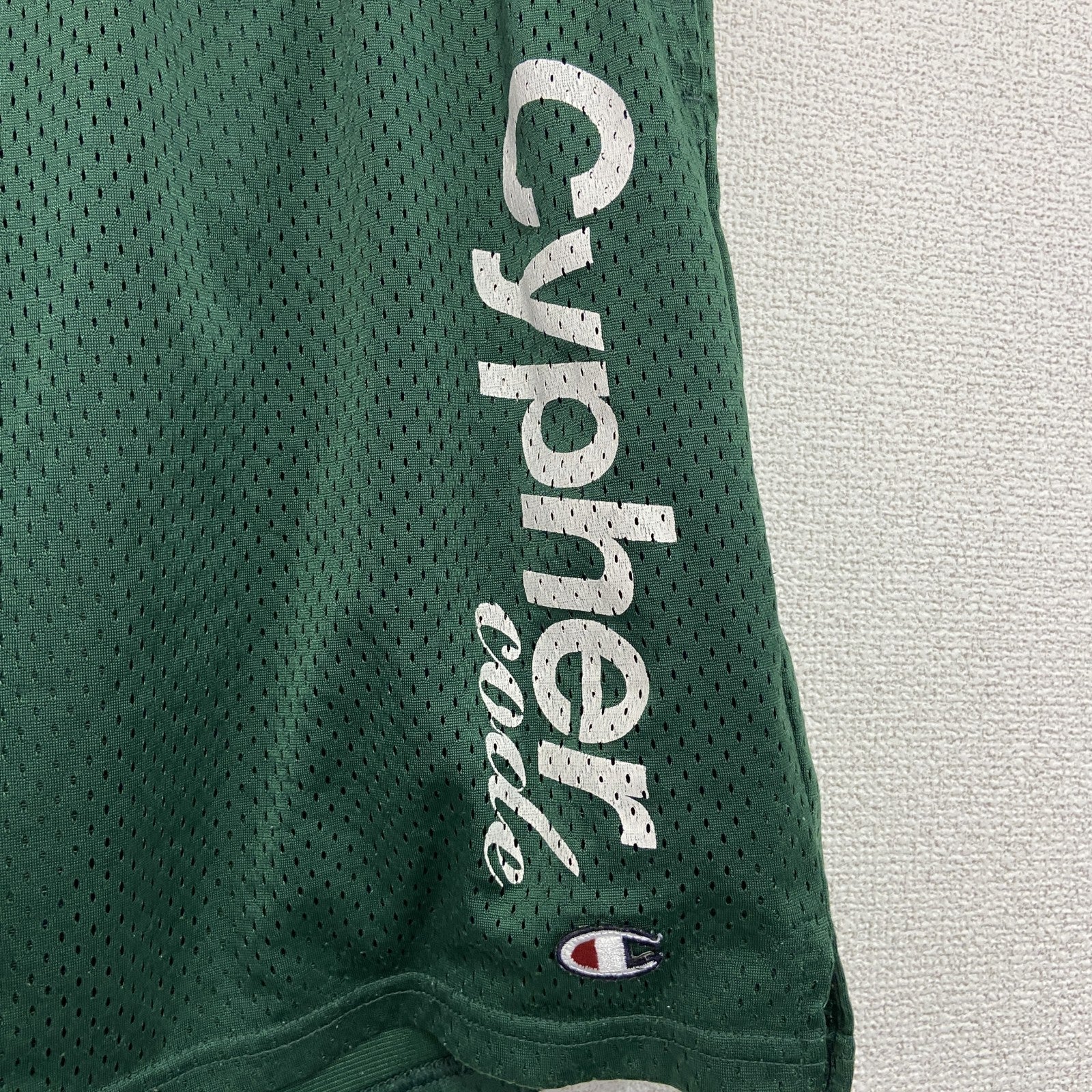Champion　チャンピオン　ハーフパンツ/ショートパンツ　ナイロンメッシュショーツ　緑　グリーン　Mサイズ