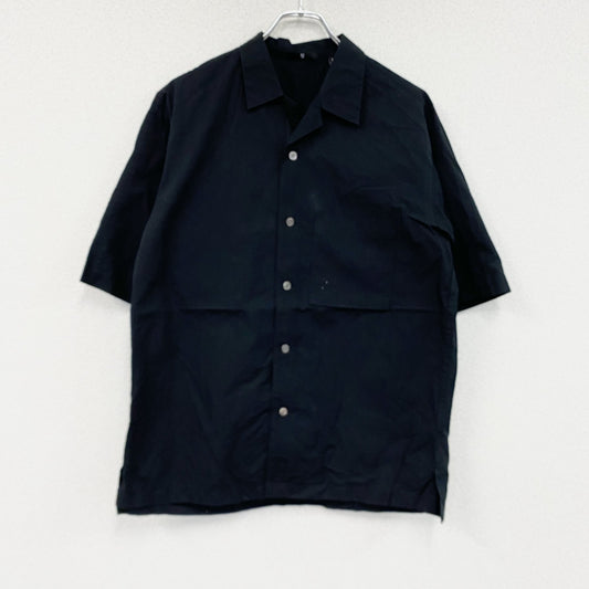 ＋J　JIL SANDER　ジルサンダー　UNIQLO　ユニクロ　半袖シャツ　黒　ブラック　Mサイズ