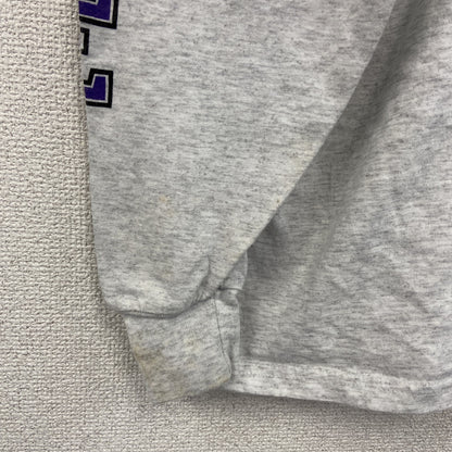～00s　RUSSELL　ラッセル　NFL　PANTHERS　パンサーズ　長袖Tシャツ/ロンT　ヴィンテージ　灰色　グレー　XLサイズ