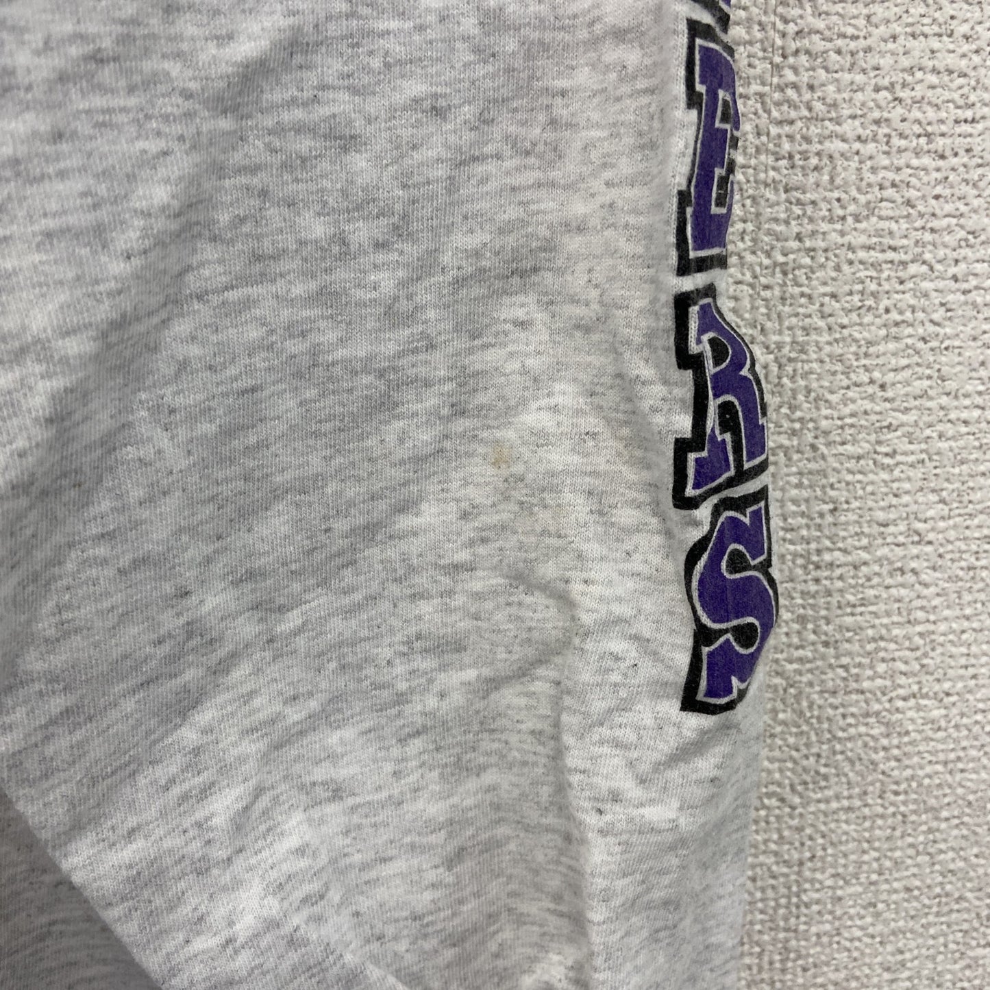～00s　RUSSELL　ラッセル　NFL　PANTHERS　パンサーズ　長袖Tシャツ/ロンT　ヴィンテージ　灰色　グレー　XLサイズ