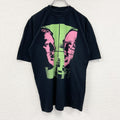 90s　Flammarion４　GILBERT&GEORGE　現代美術家ギルバート＆ジョージ　半袖Tシャツ　人物T　黒　ブラック　XLサイズ