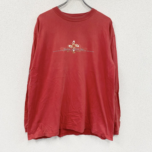 PIKO　ピコ　長袖Tシャツ/ロンT　赤　レッド　XLサイズ