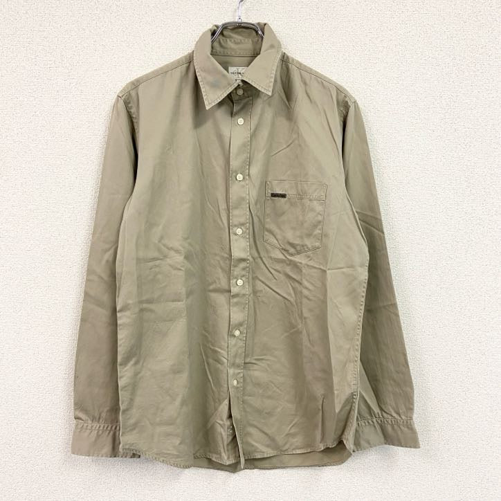 Calvin Klein Jeans　カルバンクライン　長袖シャツ　ベージュ　Mサイズ