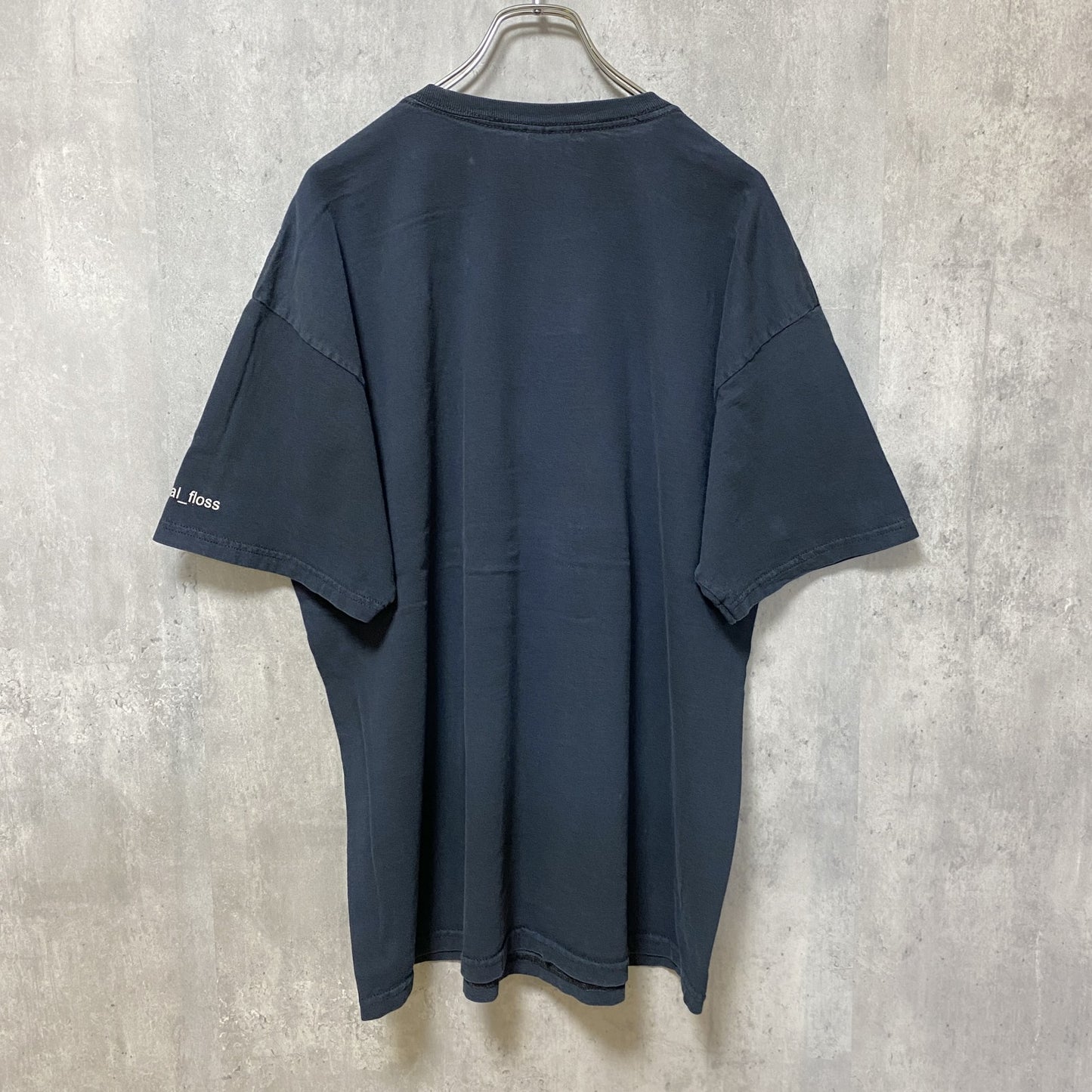 古着 used　GILDAN　ギルダン　モアイ像　半袖プリントTシャツ　黒　ブラック　クルーネック　ビッグシルエット　XLサイズ