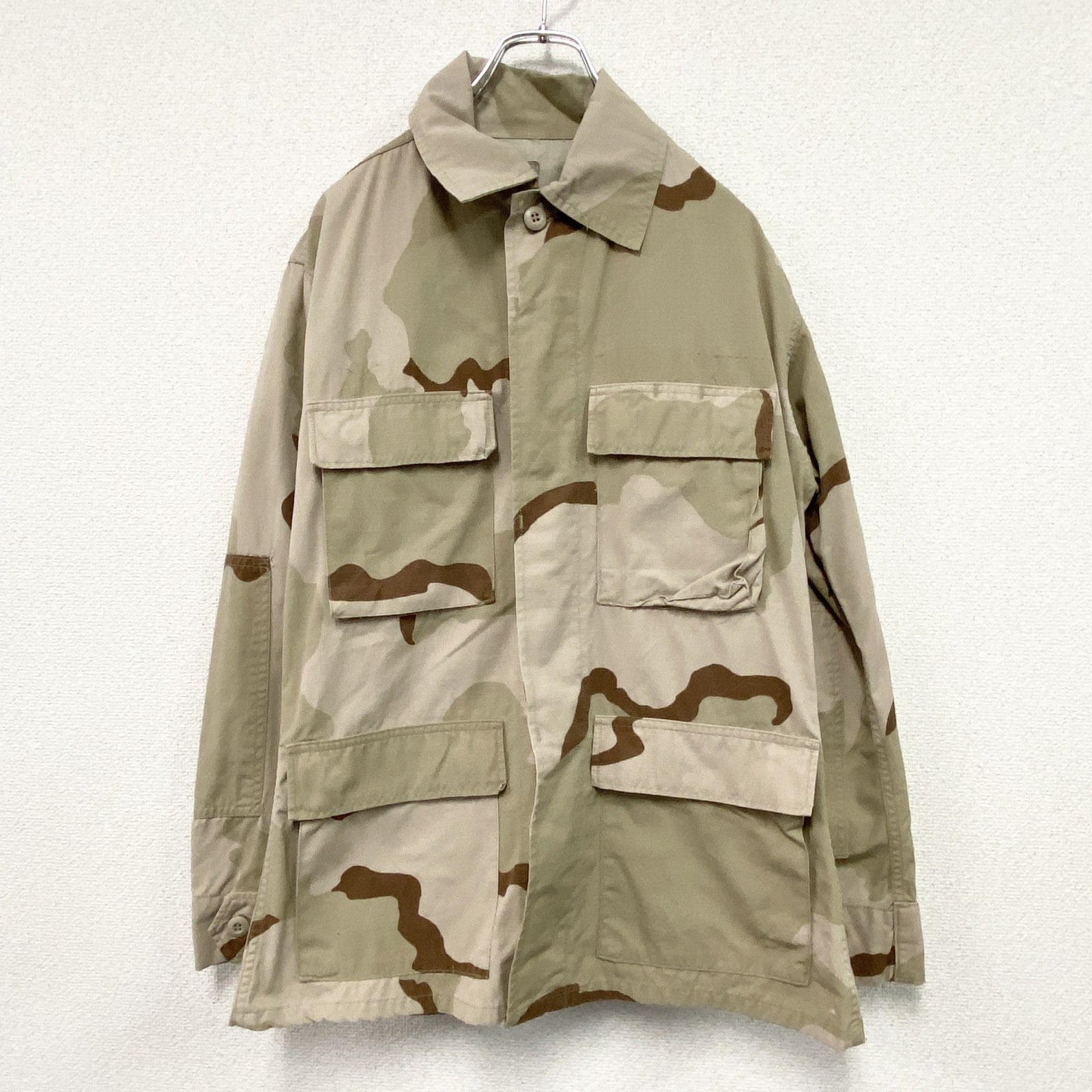 90s　U.S.ARMY　BDUジャケット　ミリタリージャケット　ヴィンテージ　デザートカモ　迷彩柄　マルチカラー　Sサイズ