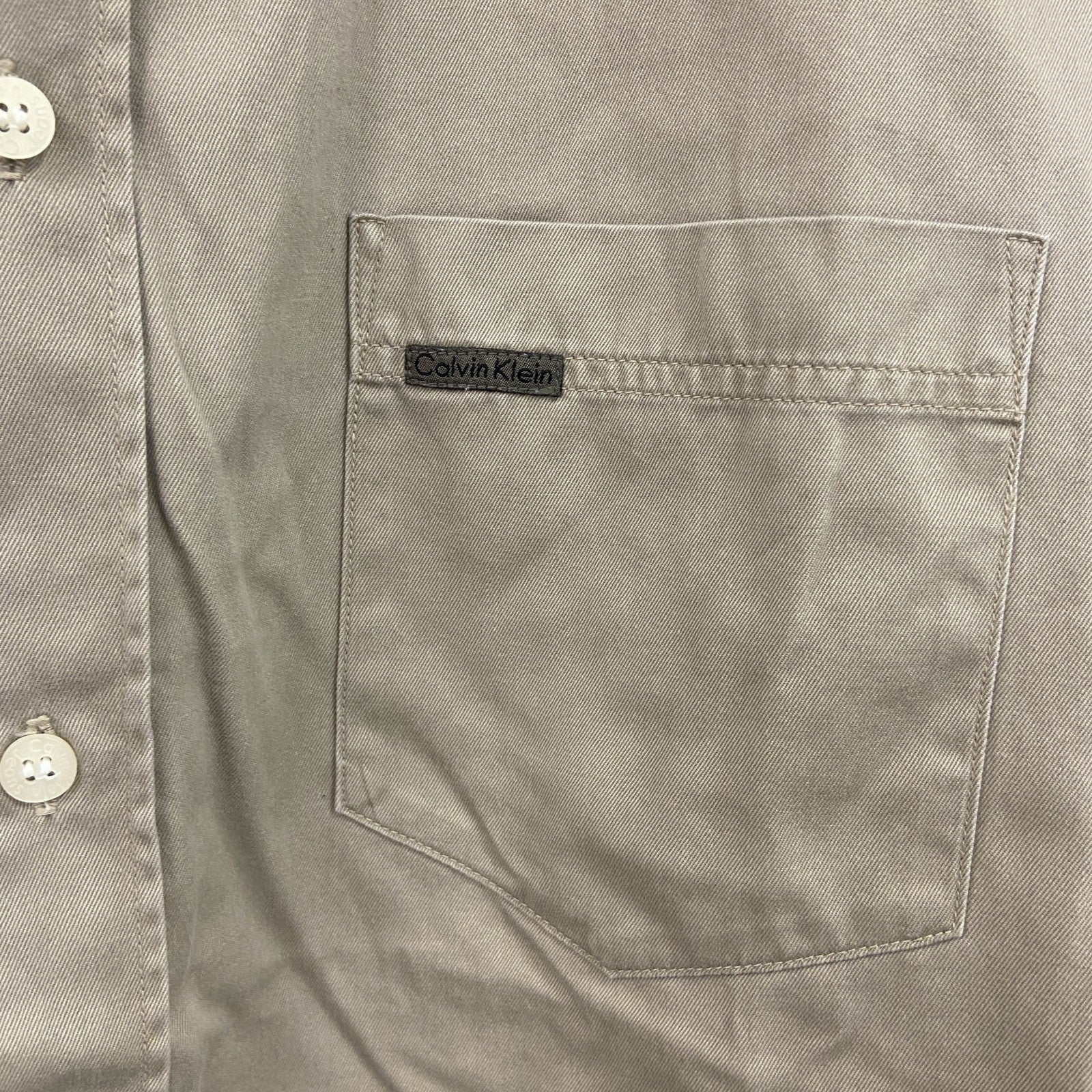 Calvin Klein Jeans　カルバンクライン　長袖シャツ　ベージュ　Mサイズ