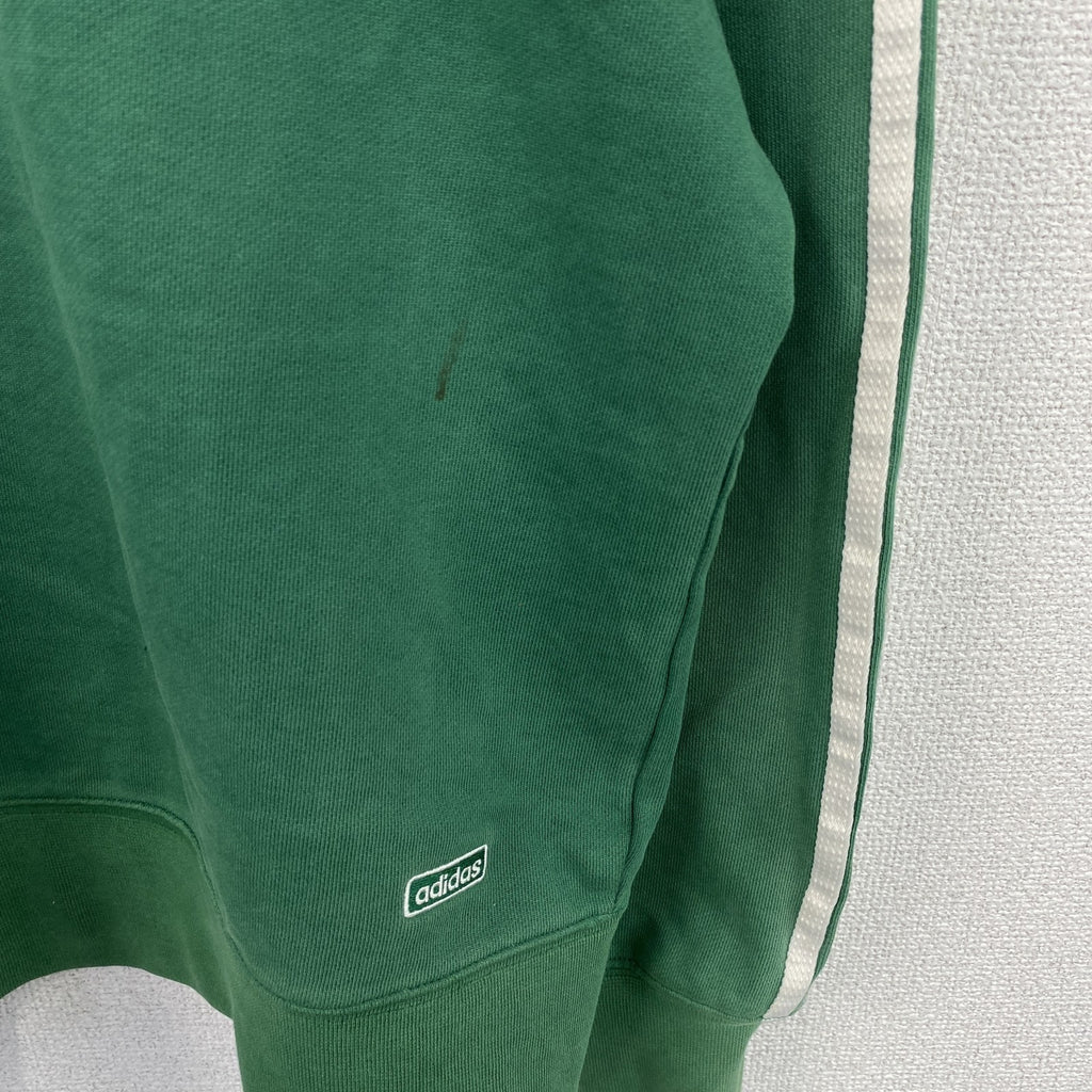 adidas　アディダス　スウェット/トレーナー　前V　緑　グリーン　Oサイズ