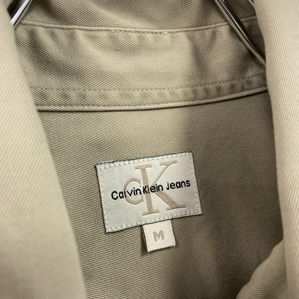 Calvin Klein Jeans　カルバンクライン　長袖シャツ　ベージュ　Mサイズ