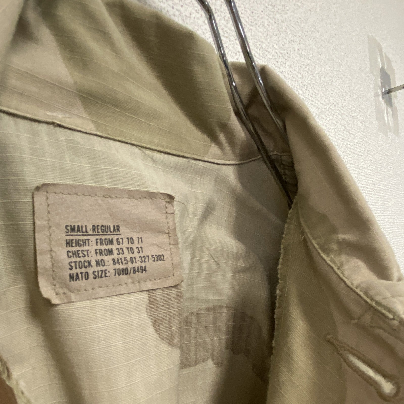 90s　U.S.ARMY　BDUジャケット　ミリタリージャケット　ヴィンテージ　デザートカモ　迷彩柄　マルチカラー　Sサイズ