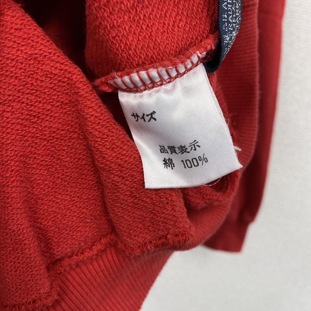 90s　Polo by Ralph Lauren　ポロバイラルフローレン　スウェット/トレーナー　レッド　Lサイズ