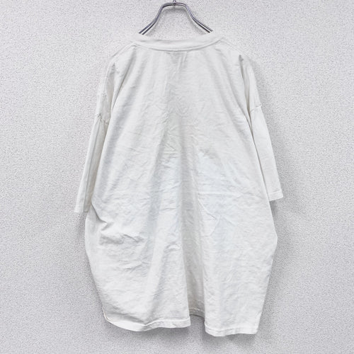 00s　GILDAN　半袖プリントTシャツ　カレッジプリント　サイン入り　白　ホワイト　2XLサイズ