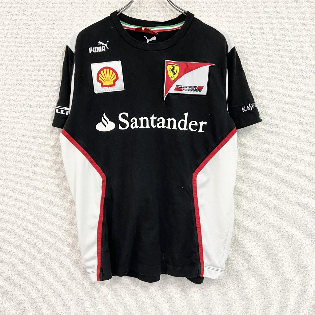 PUMA FIRELLI　プーマ　半袖Tシャツ　ユニフォーム　黒　ブラック　Lサイズ　