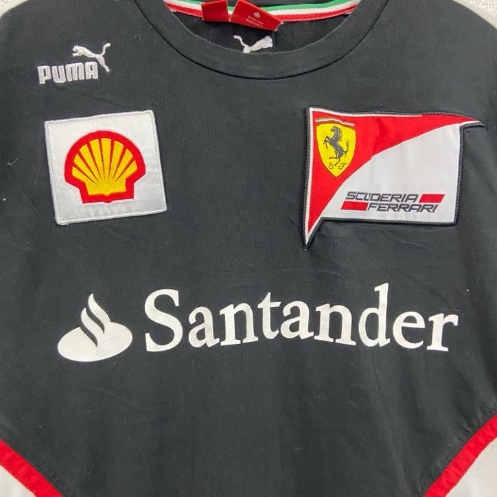 PUMA FIRELLI　プーマ　半袖Tシャツ　ユニフォーム　黒　ブラック　Lサイズ　