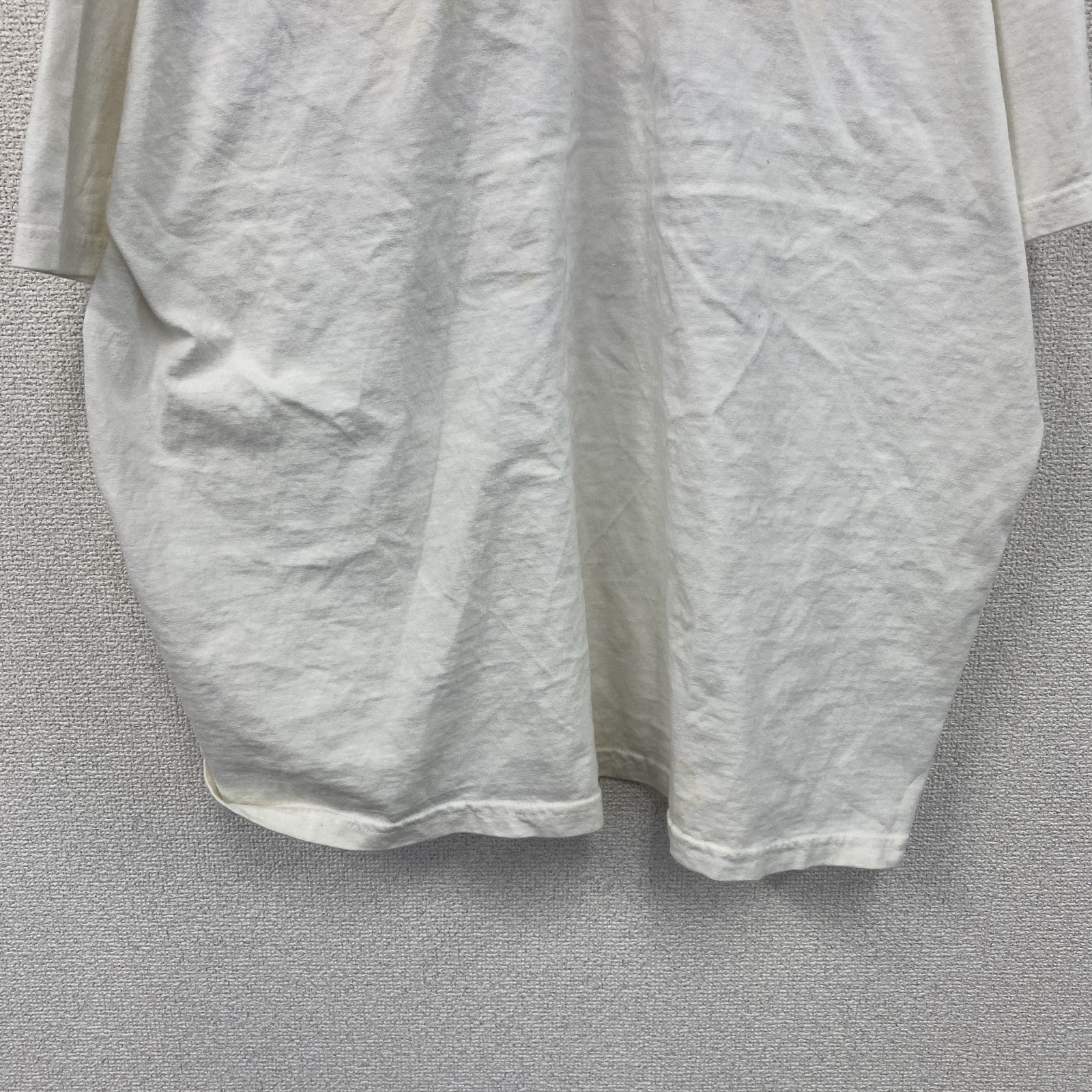 00s　GILDAN　半袖プリントTシャツ　カレッジプリント　サイン入り　白　ホワイト　2XLサイズ
