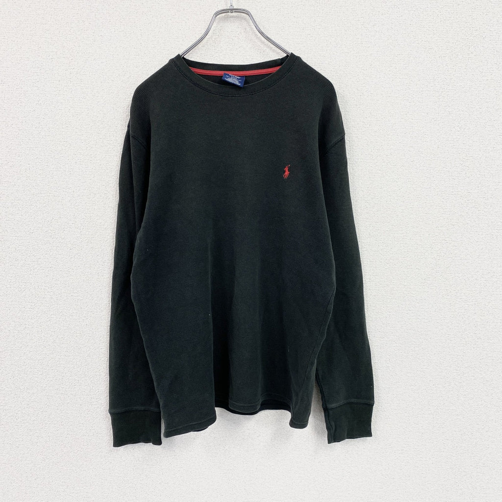 POLO RALPH LAUREN　ポロラルフローレン　長袖Tシャツ/ロンT　黒　ブラック　Mサイズ