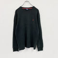 POLO RALPH LAUREN　ポロラルフローレン　長袖Tシャツ/ロンT　黒　ブラック　Mサイズ