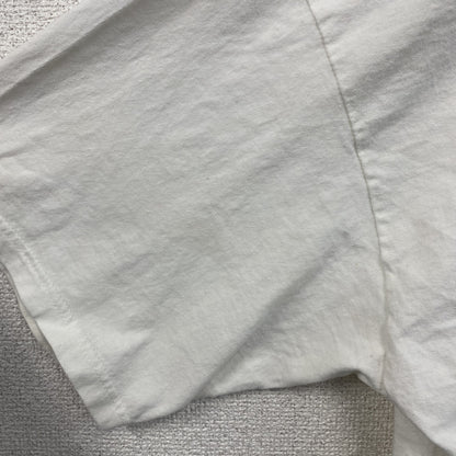 00s　GILDAN　半袖プリントTシャツ　カレッジプリント　サイン入り　白　ホワイト　2XLサイズ