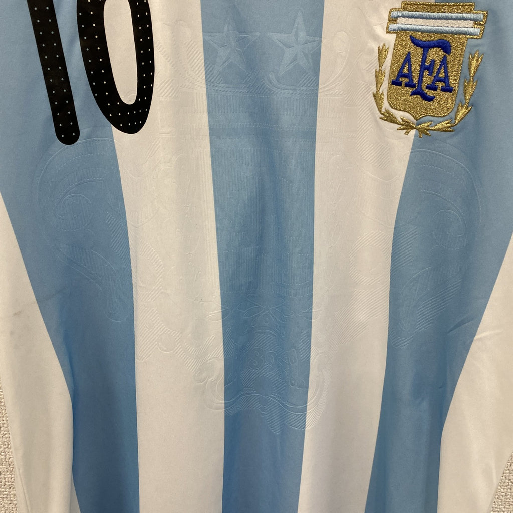 adidas　アディダス　アルゼンチン代表　リオネル・メッシ　マラドーナ　半袖Tシャツ　ユニフォーム　