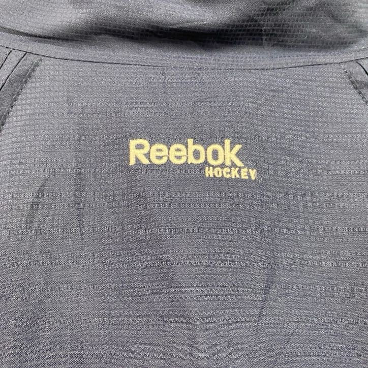 Reebok　リーボック　フルジップナイロンジャケット　紺　ネイビー　Lサイズ