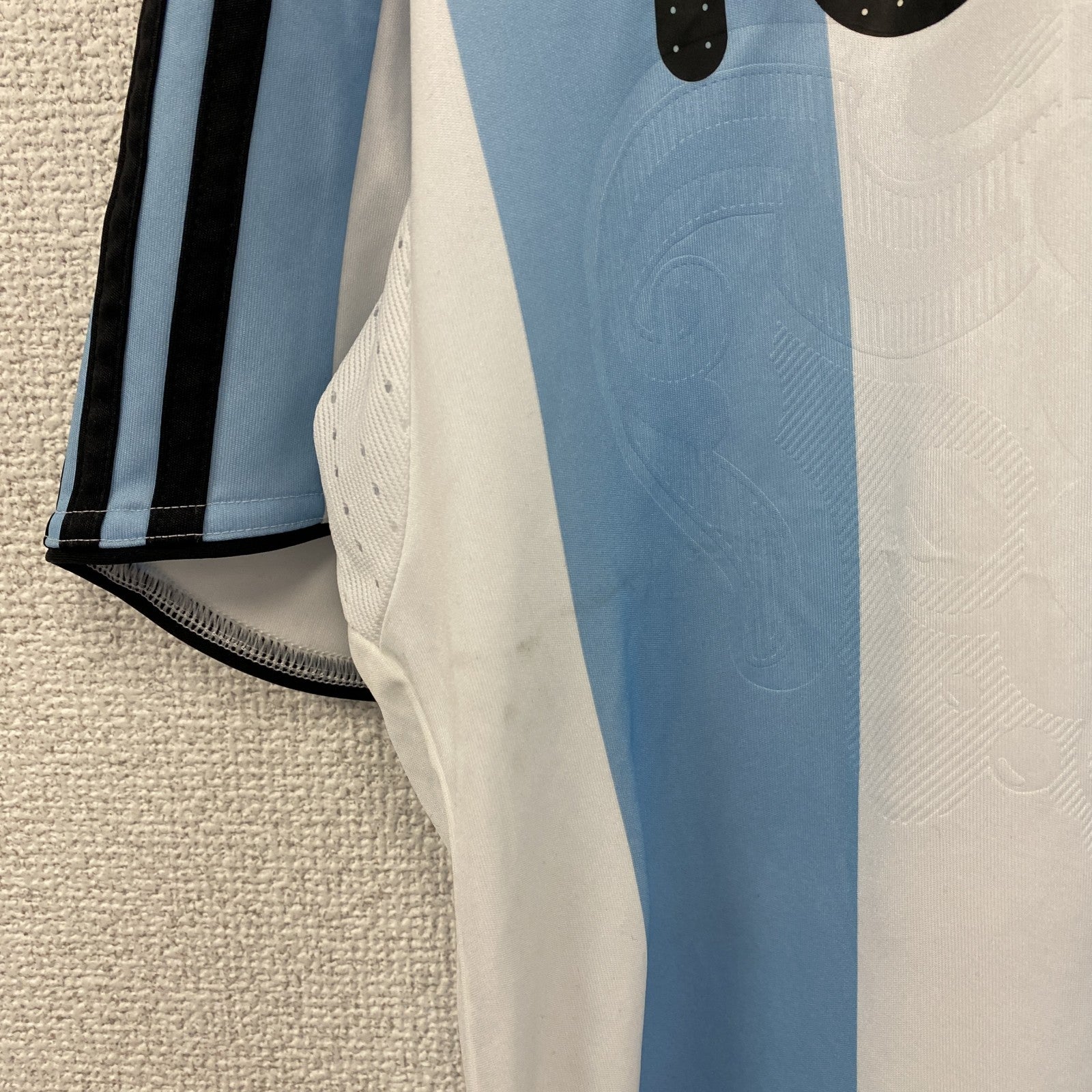 adidas　アディダス　アルゼンチン代表　リオネル・メッシ　マラドーナ　半袖Tシャツ　ユニフォーム　