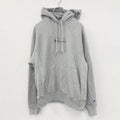 champion　チャンピオン　プリントフーディー/スウェットパーカー　リバースウィーブ　灰色　グレー　Sサイズ