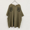FACETASM　ファセッタズム　半袖プリントアニマルTシャツ　茶　ブラウン　Fサイズ