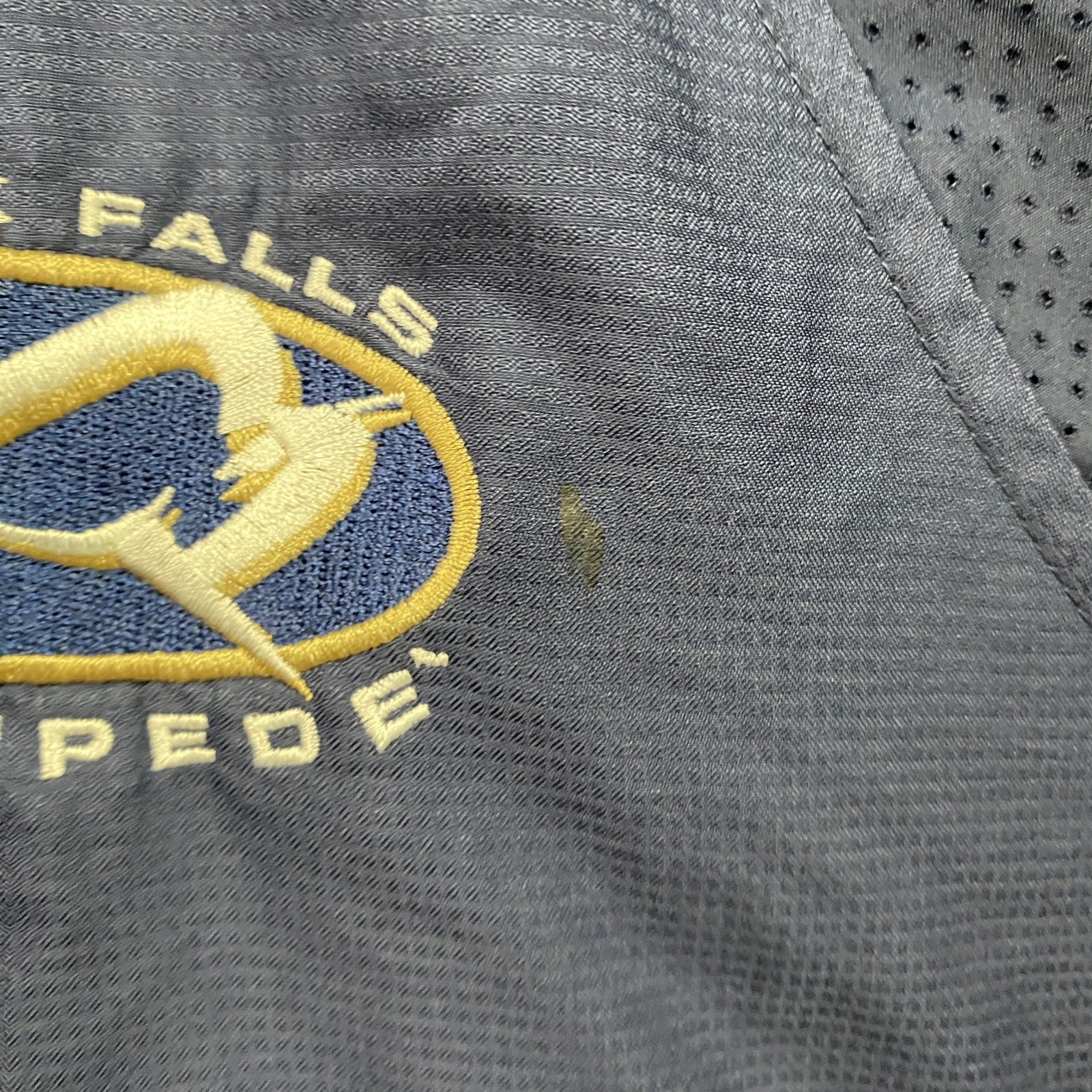 Reebok　リーボック　フルジップナイロンジャケット　紺　ネイビー　Lサイズ