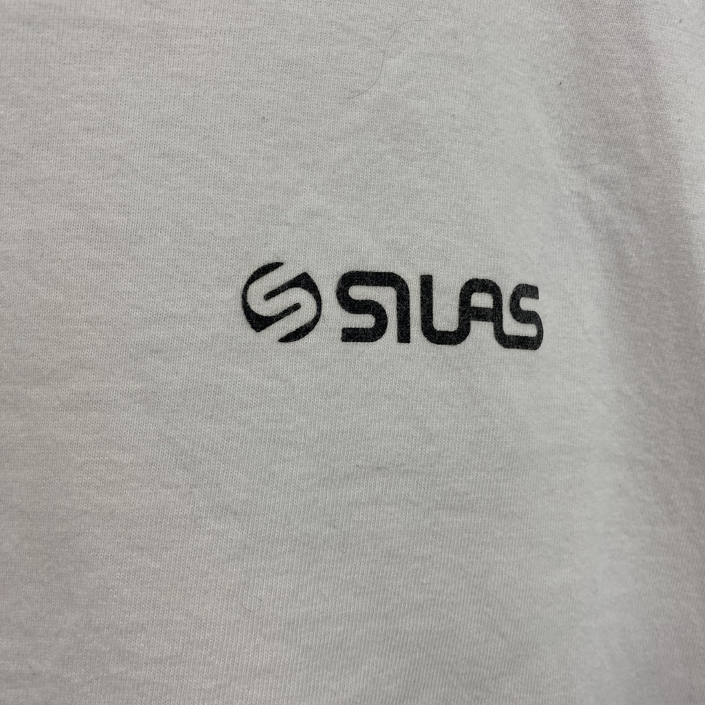 00s　SILAS　サイラス　半袖プリントTシャツ　ヴィンテージ　白　ホワイト　Lサイズ