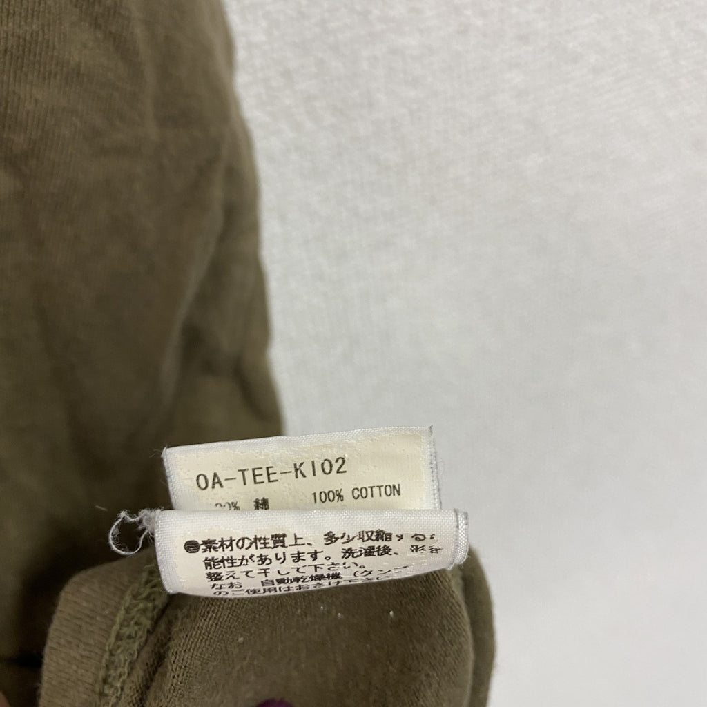 FACETASM　ファセッタズム　半袖プリントアニマルTシャツ　茶　ブラウン　Fサイズ