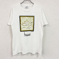 Hanes　ヘインズ　半袖プリントTシャツ　シングルステッチ　白　ホワイト　Mサイズ